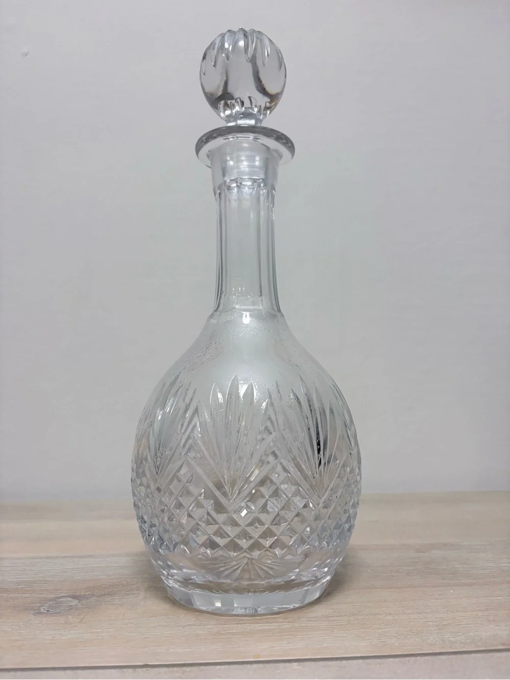 Majesty by Wedgwood Clear Cut-Glass Decanter with Stopper